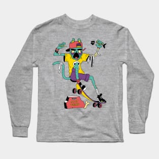 weird cat Long Sleeve T-Shirt